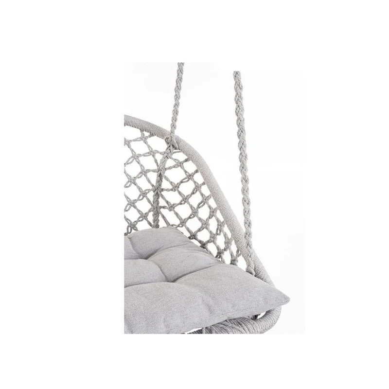 Hamac suspendu Bizzotto Javier gris Ø88x130h