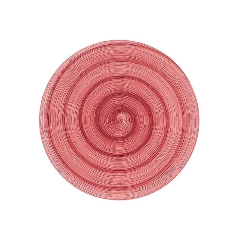 Assiette plate Purple Memento Table en céramique peinte à la main Ø 27,5 cm
