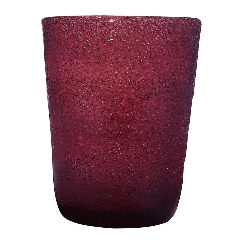 Gobelet à eau souvenir original violet en verre soufflé 0,25L