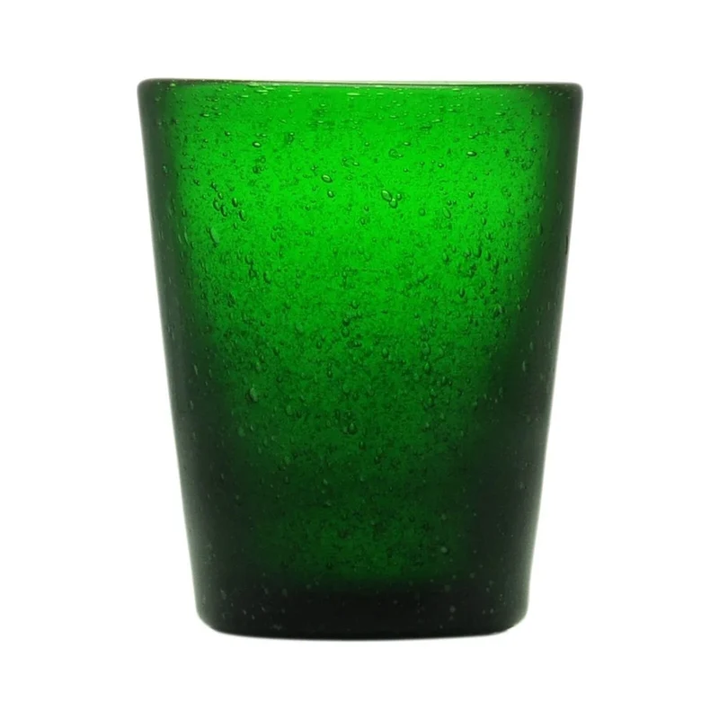 Verre à eau original souvenir émeraude en verre soufflé 0,25L