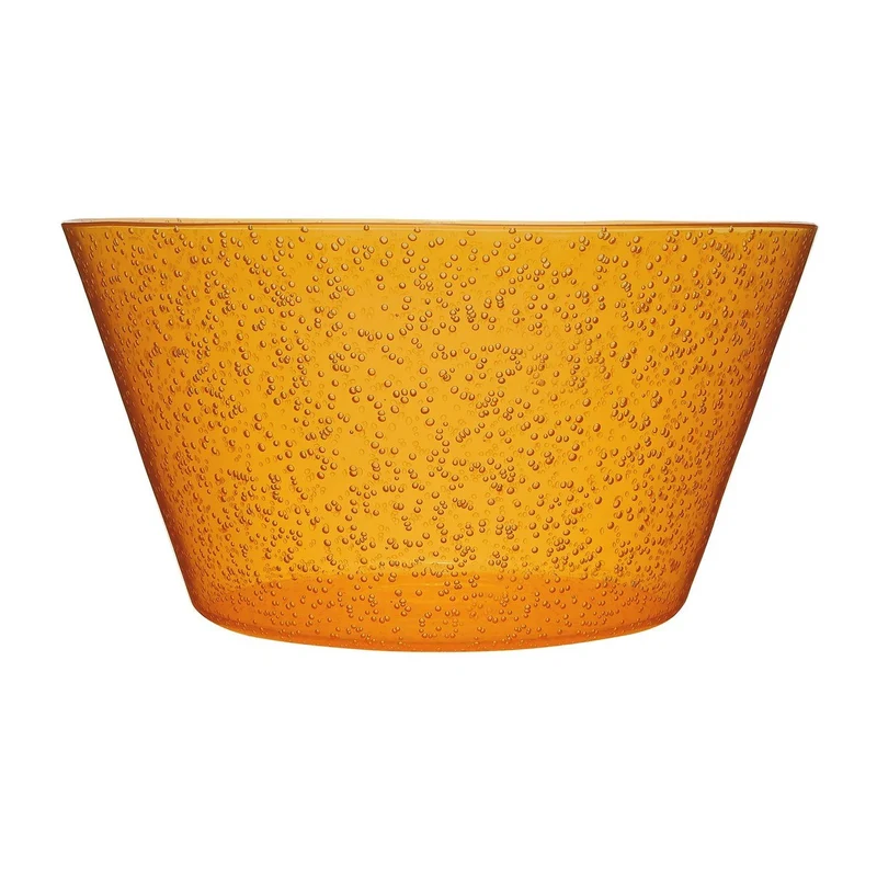 Saladier mandarine Memento Synth en méthacrylate Ø24x13h