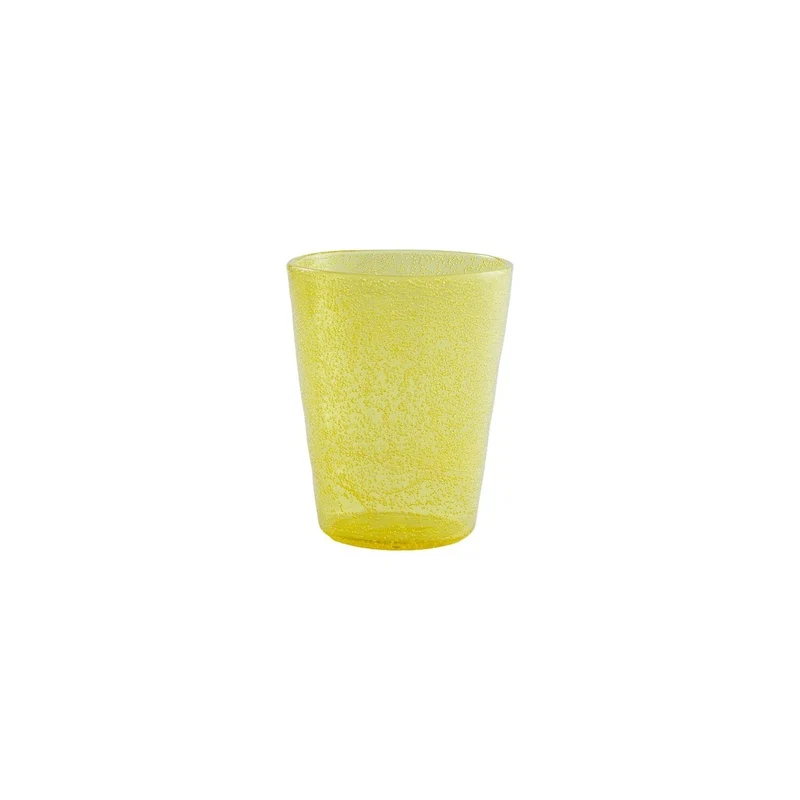 Verre à eau Memento Synth transparent jaune en méthacrylate 0,33L