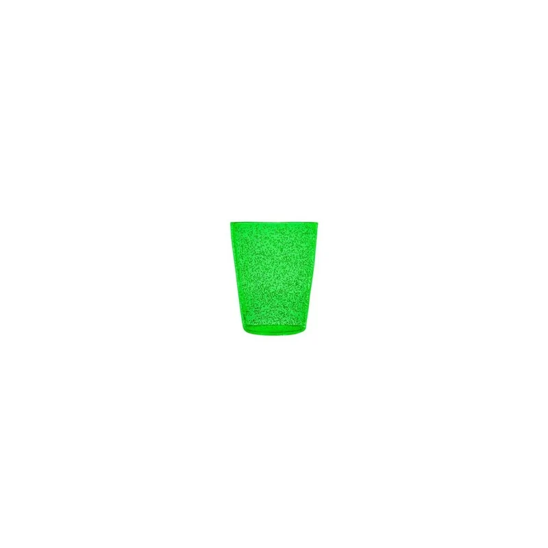 Verre à eau Memento Synth vert fluo en méthacrylate 0,33L