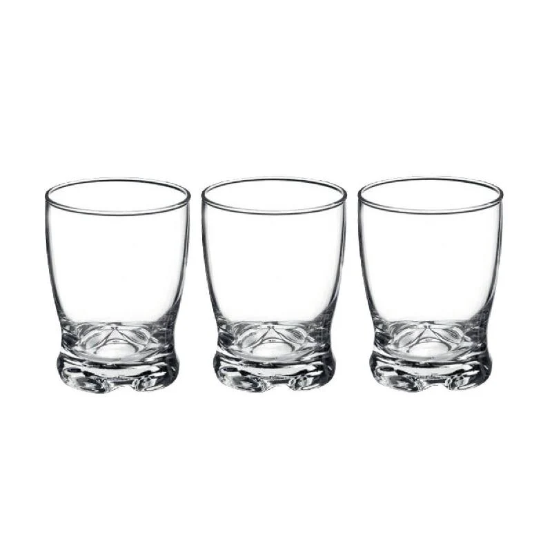 Lot de 3 verres Madison transparents