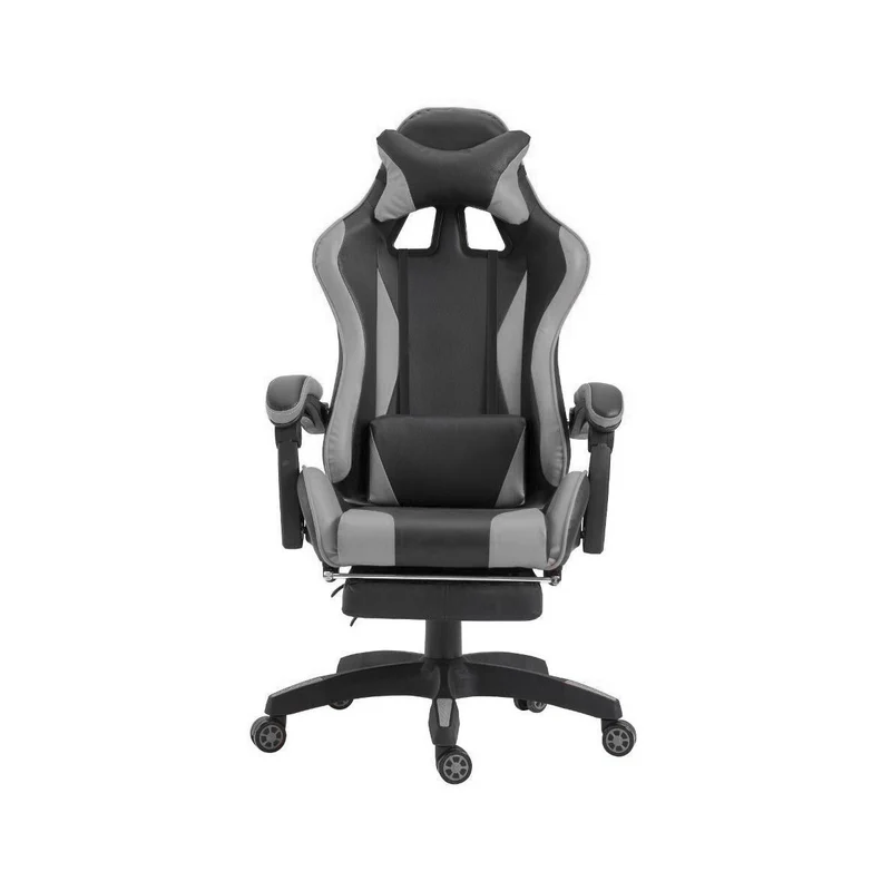 Fauteuil de jeu gris 63 x 63 x 118-126h cm