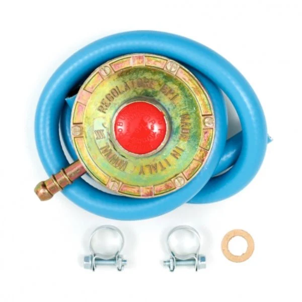 Kit Régulateur Tuyau Gaz GPL pour Barbecue Salmar - Avec Tuyau 120 cm