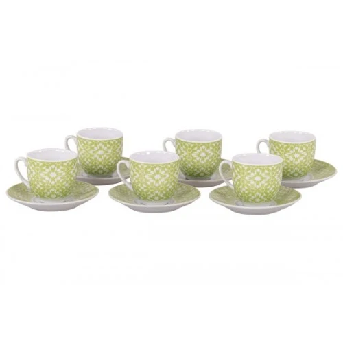 Lot de 6 tasses à café Lucca 90 cc