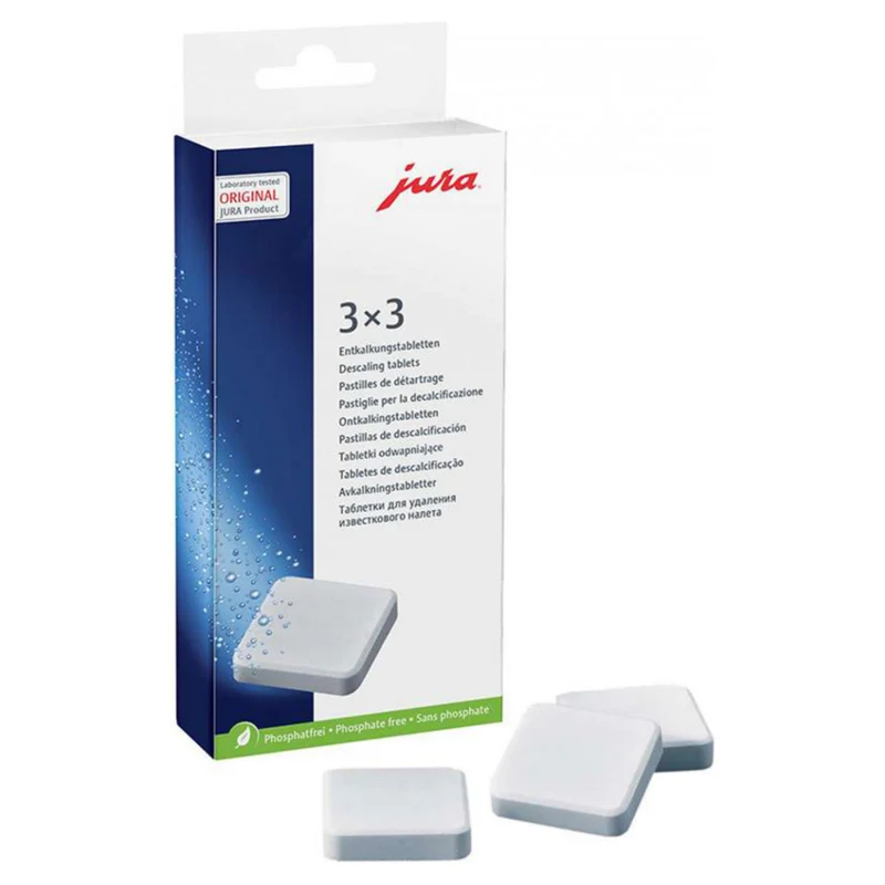 Pastilles de détartrage 2 phases (9 unités) – JURA