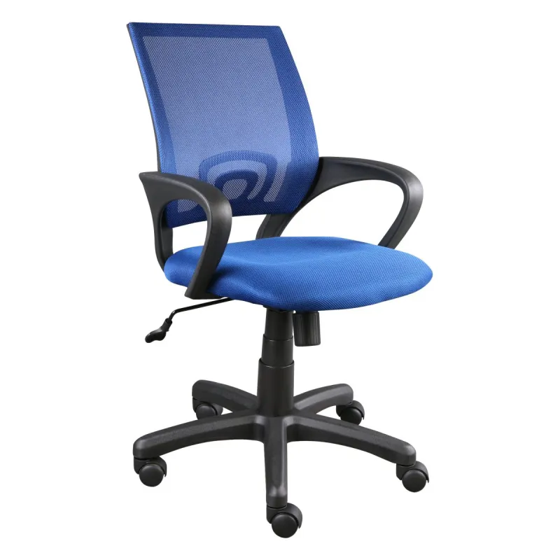 Fauteuil de bureau Business bleu 48x48x95 cm