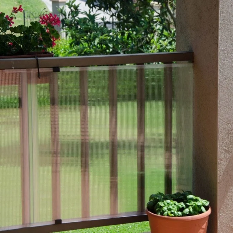Kit de 2 panneaux de balcon en polycarbonate Wall-y