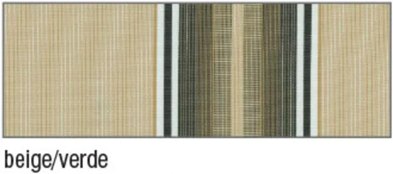 Auvent Panarea inclinable beige/vert 300x250 cm