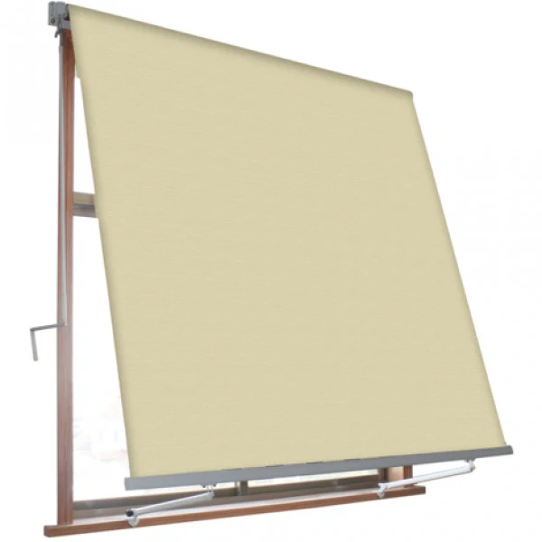 Store banne Milos avec bras beiges 3x2,45 m