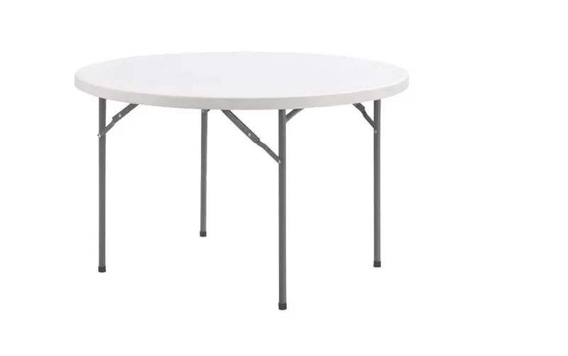Table de restauration pliante Ø120x74h