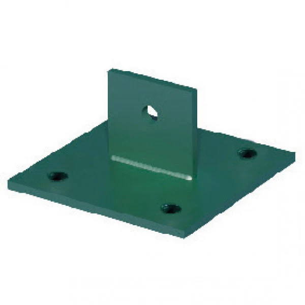 Plaque de fixation au sol pour poteaux paratonnerre