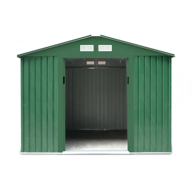 Maison Verdelook maison en métal vert 257 x 184 x 199h cm