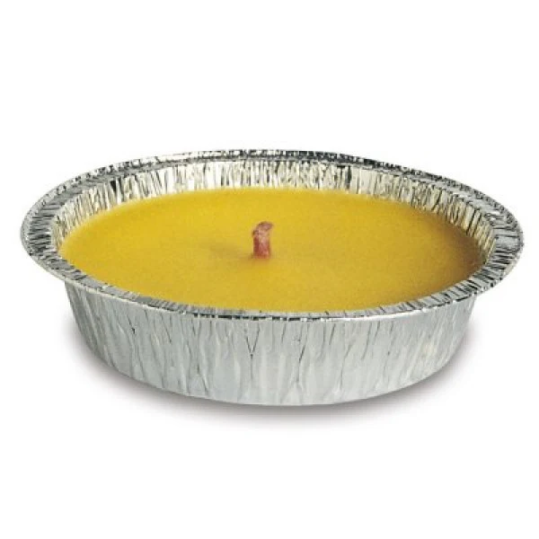 Bougie parfumée citronnelle pour extérieur Ø 10 cm h 2,5 cm