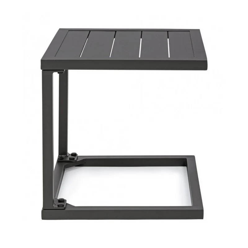 Table de jardin Hilde anthracite 40x40x40h cm