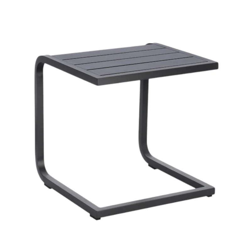 Table basse Taylor gris foncé 40x40x41h cm
