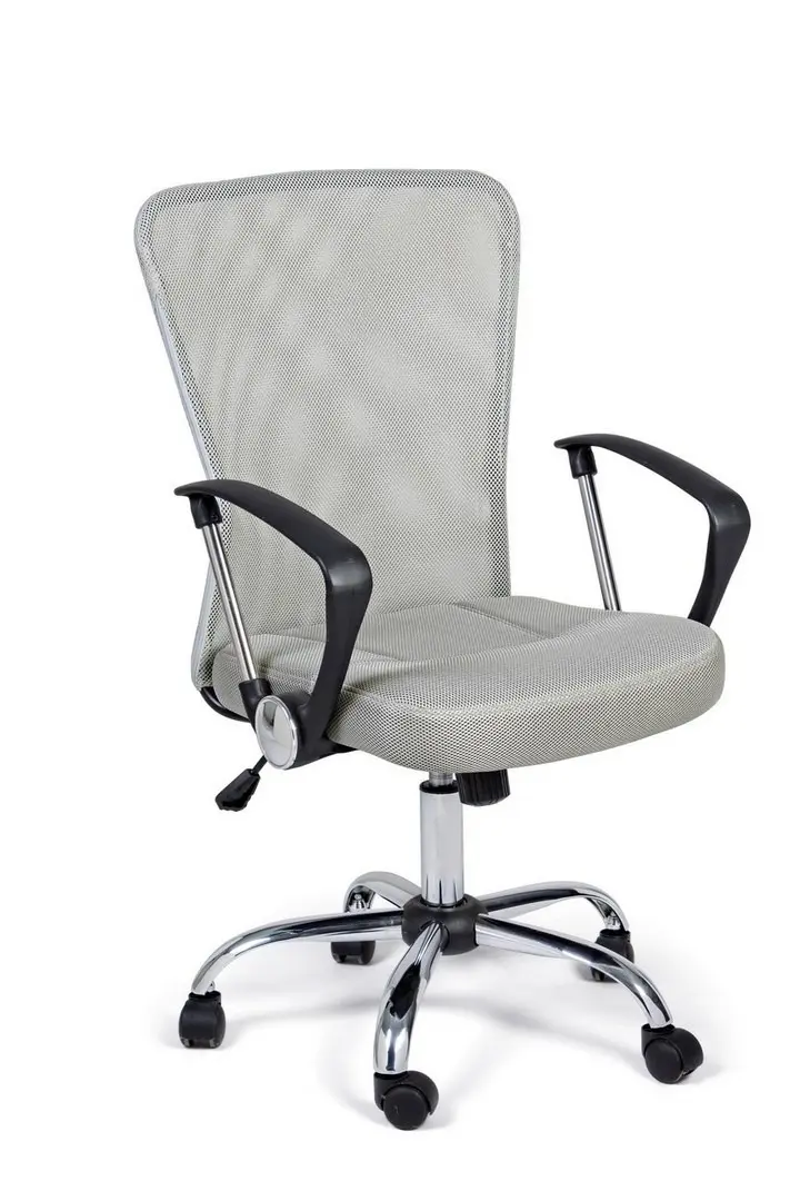 Chaise de bureau Brisbane gris clair 57,5x57,5x96-106h cm