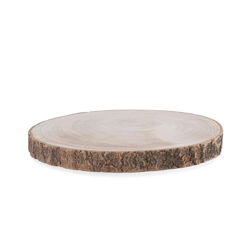 Assiette décorative en bois Marvin Ø34 x3h