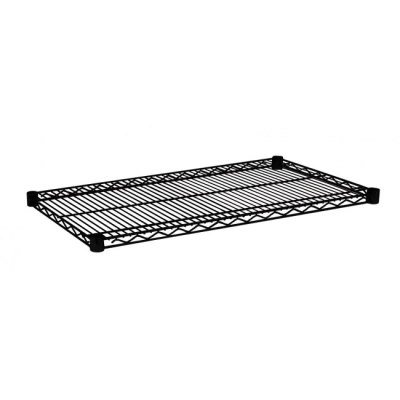 Plateau Cromo Lux rectangulaire 45x90 cm noir