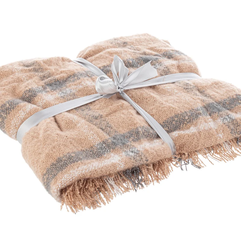 Couverture Gerhard beige 152x127 cm