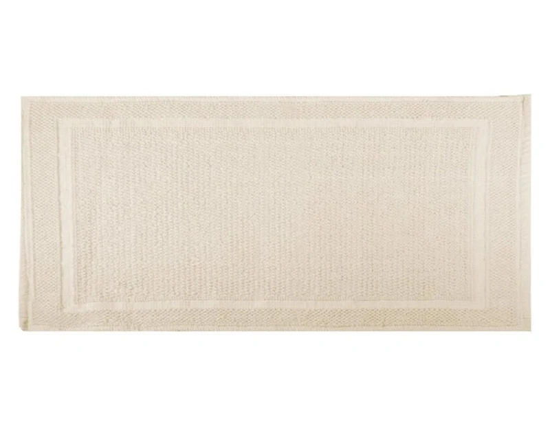 Tapis de salle de bain antidérapant beige Vincent 50x80 cm