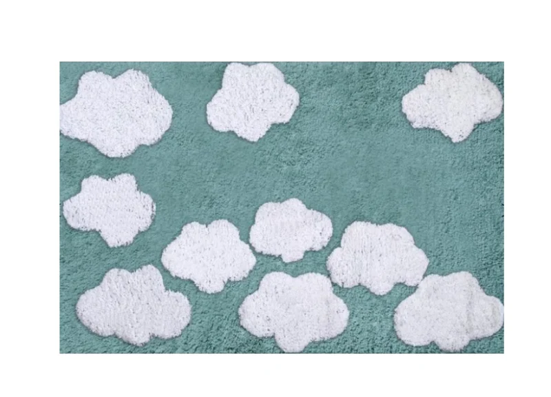 Tapis de salle de bain antidérapant Nuvole aquarelle 50x80 cm