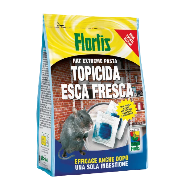 Appât frais mort-aux-rats 1,5 kg Flortis