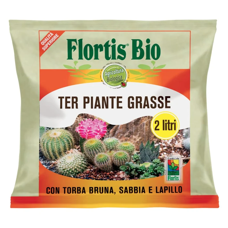 Terreau pour plantes succulentes 2 litres Flortis