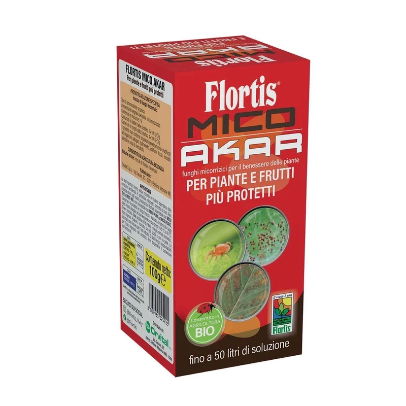 Engrais en poudre mouillable Mico akar 100 gr Flortis