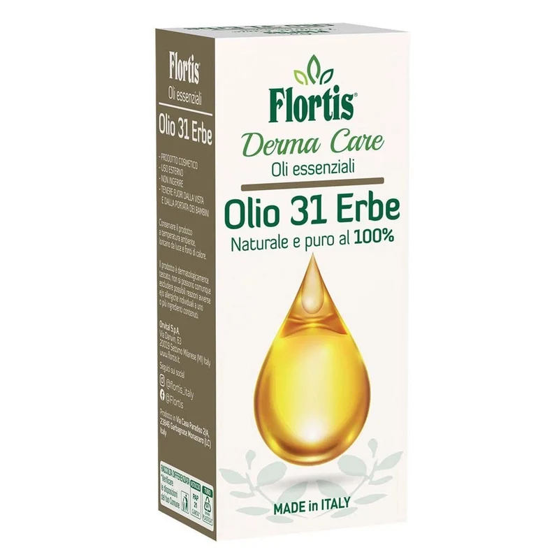 Huile Dermacare 31 herbes Flortis 30 ml