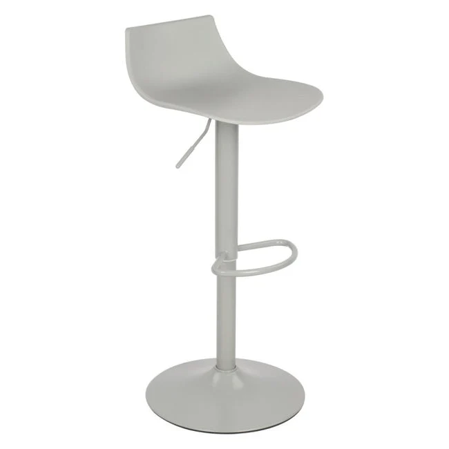Tabouret Casper en polypropylène gris moyen