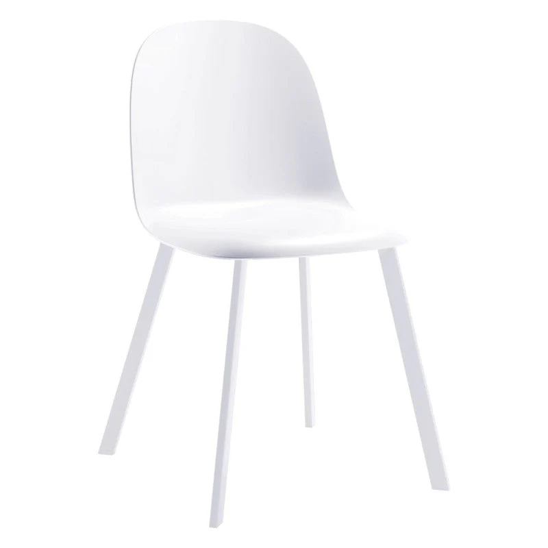 Chaise Mael en polypropylène blanc
