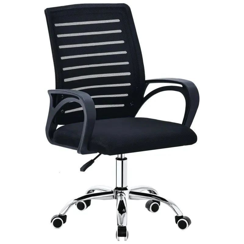 Fauteuil de bureau Chester noir 57×56×92-101 cm