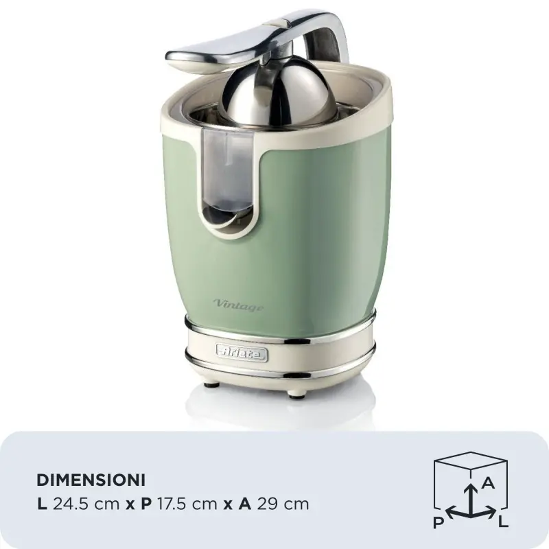 Presse-agrumes vert vintage Ariete
