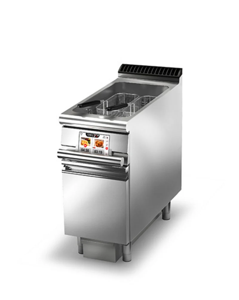 Friteuse électrique monobloc - 22 L - EVO - Largeur 400 mm - Gamme QUEEN 900 - 90QFREVE422 - Baron