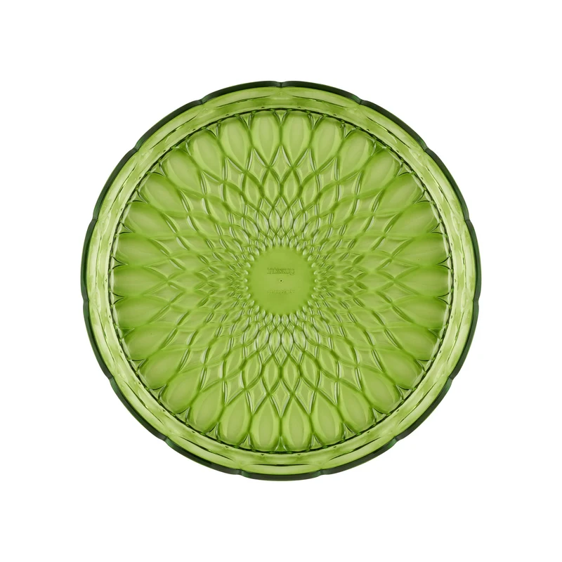 Petit plateau rond Ø30x4 cm vert nénuphar