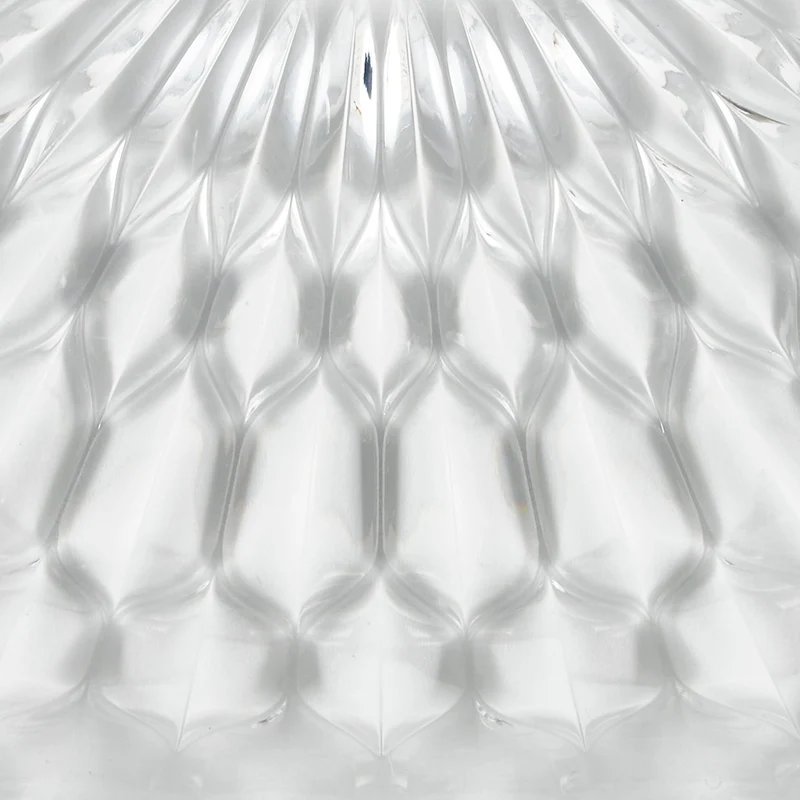 Petit plateau ovale 32x19,5x2,7 cm transparent