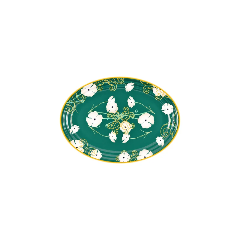 Fusion petit plateau ovale 35,5x25,5x3 cm