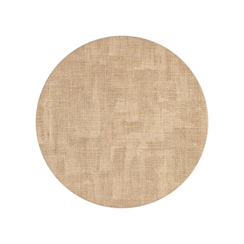 Set de table rond double face Ø38 cm doré