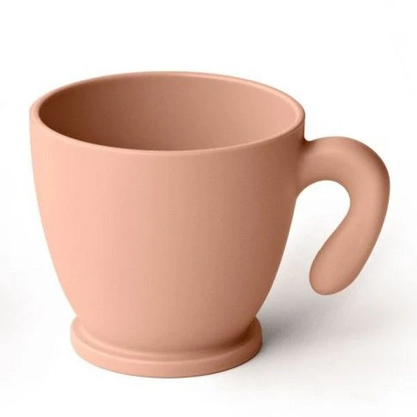 Tasse à café ligne chef couleur pêche
