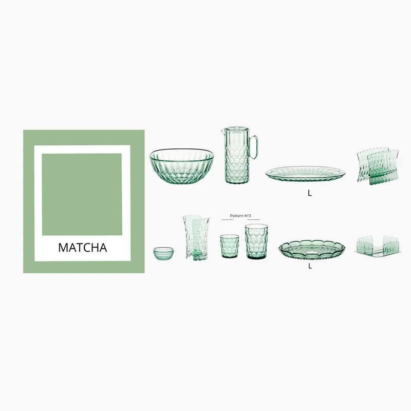 Porte-serviettes Vanity horizontal vert matcha 20 x 20 x H 7,3 cm