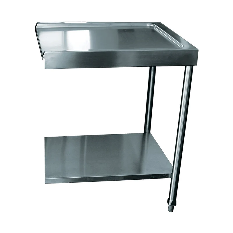 Table inox pour lave-vaisselle avec accroche universelle droite / gauche - TLV16DG