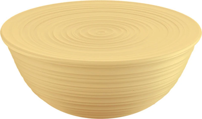 Conteneur Tierra XL avec couvercle Ø 30 jaune moutarde