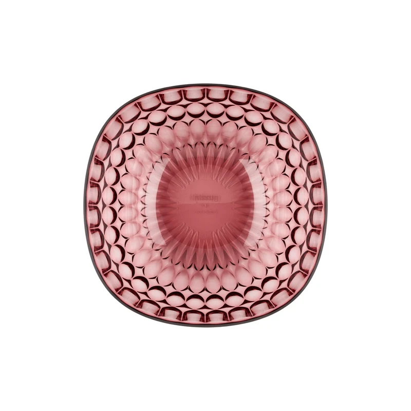 Conteneur Vanity Ø25 cm coloris mauve 25x25xh10,9 cm