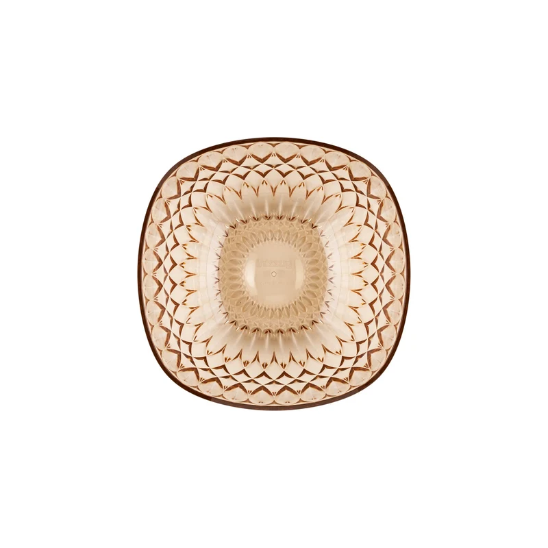 Conteneur Vanity Ø21 cm coloris rose poudré 21x21xh9,3 cm