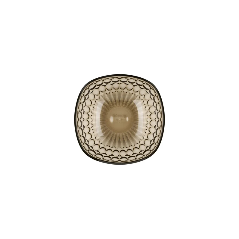 Conteneur Vanity Ø16 cm couleur fumée 16 x 16 x H 7 cm