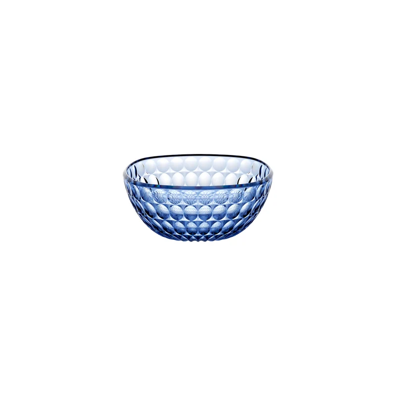 Conteneur Vanity Ø16 cm coloris bleu denim 16 x 16 x H 7 cm