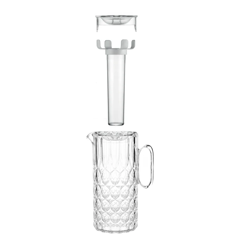 Carafe Vanity transparente avec ampoule de refroidissement